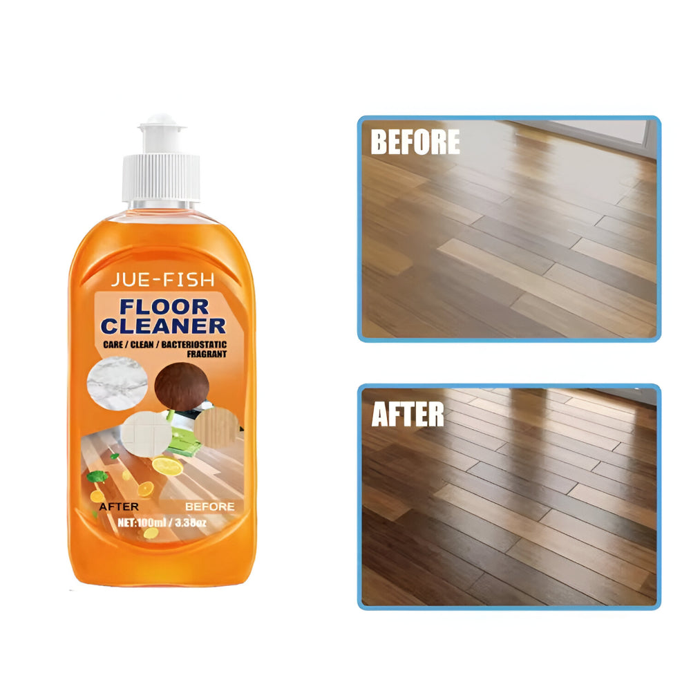 Bright Lemon Scent Floor Cleaner For Multiple Surfaces In Liquid Form