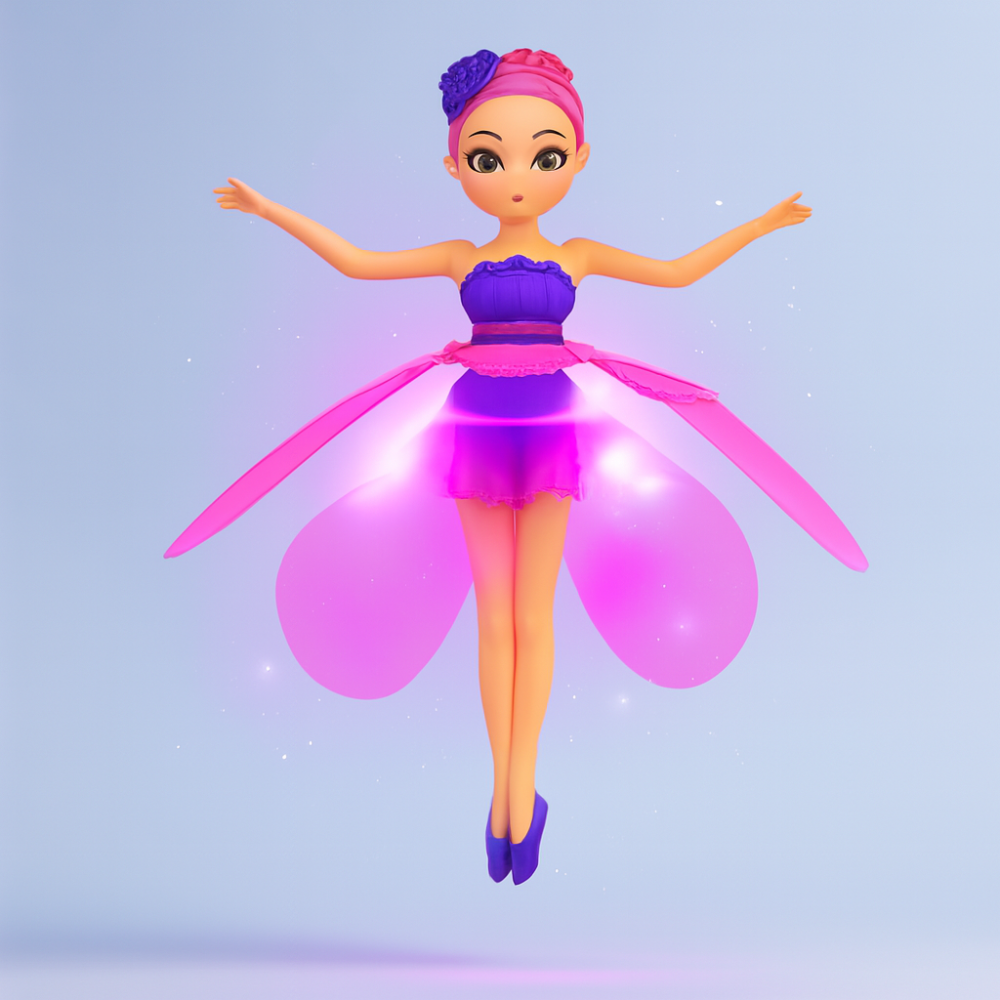 Charming Fairy Flying Toy With LED Lights And Hand Sensor For Kids