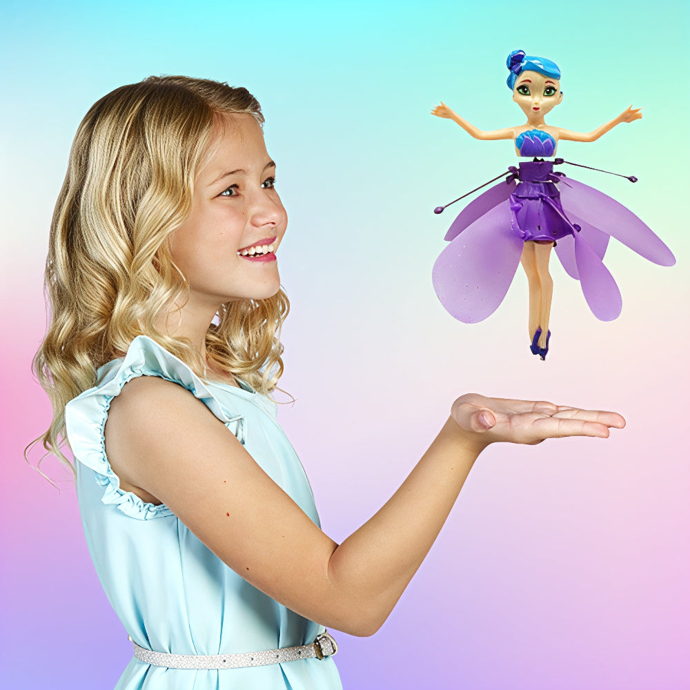 Charming Fairy Flying Toy With LED Lights And Hand Sensor For Kids