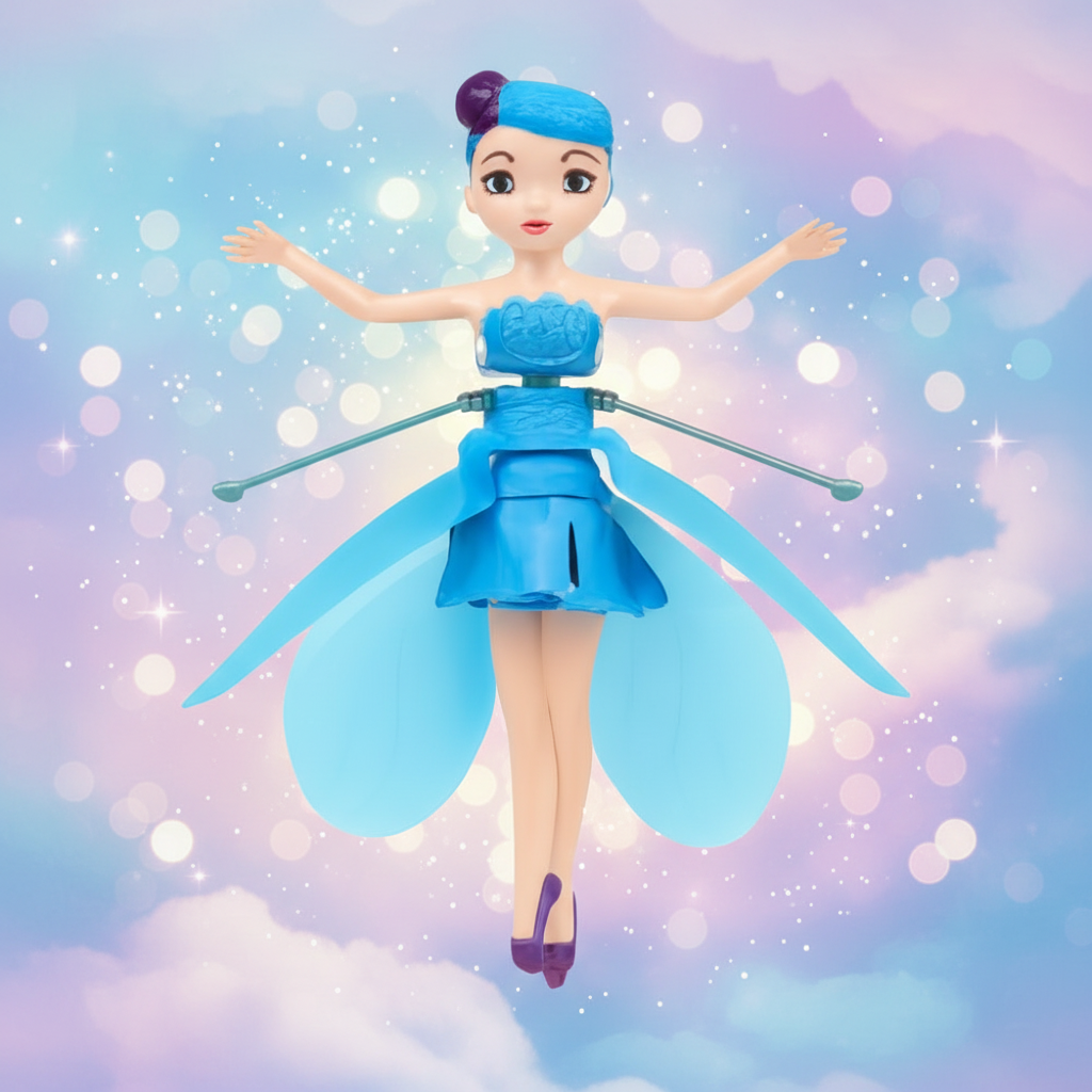 Charming Fairy Flying Toy With LED Lights And Hand Sensor For Kids