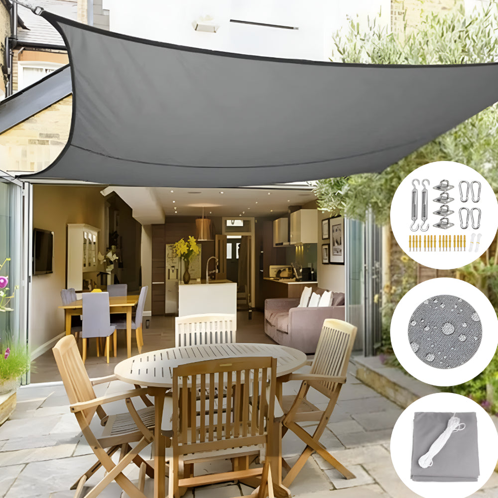 Patio Canopy Sail Sun Shade Cover For Outdoor Spaces