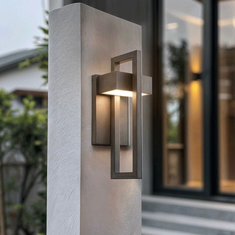 Applique murale extérieure Lumenor LED pour jardin et patio style nordique