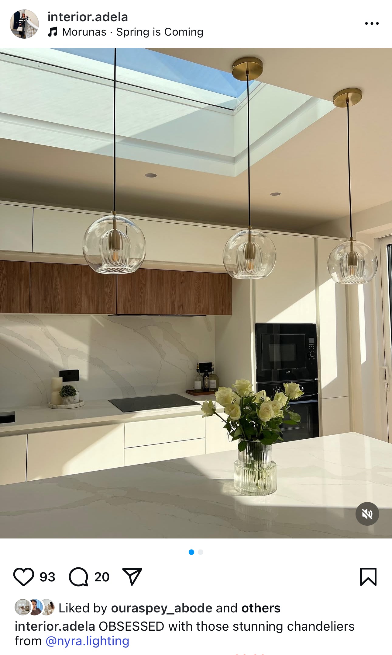Lampa wisząca Nova Glass Bubble z ręcznie dmuchanymi podwójnymi kulami