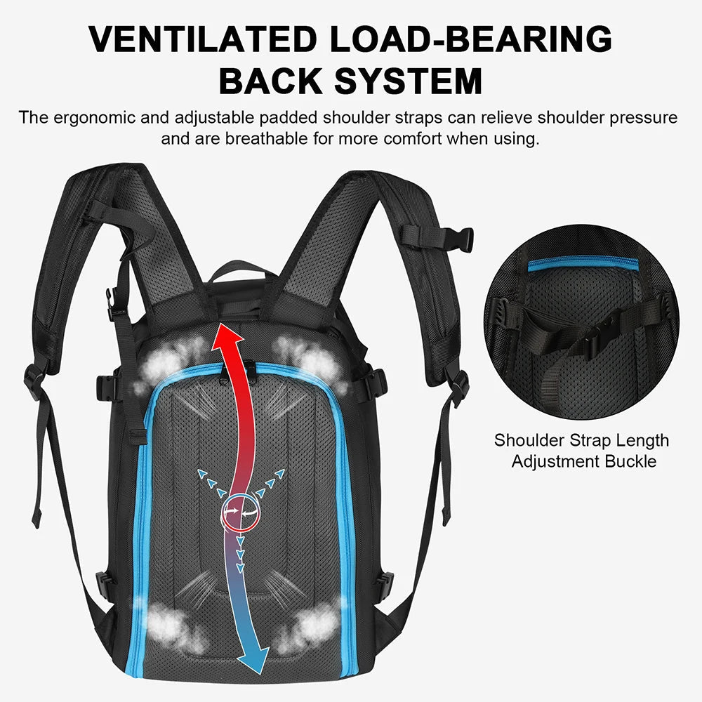 Zaino Impermeabile SummitCarry da 50 Litri per Scarponi da Sci, Attrezzatura e Accessori