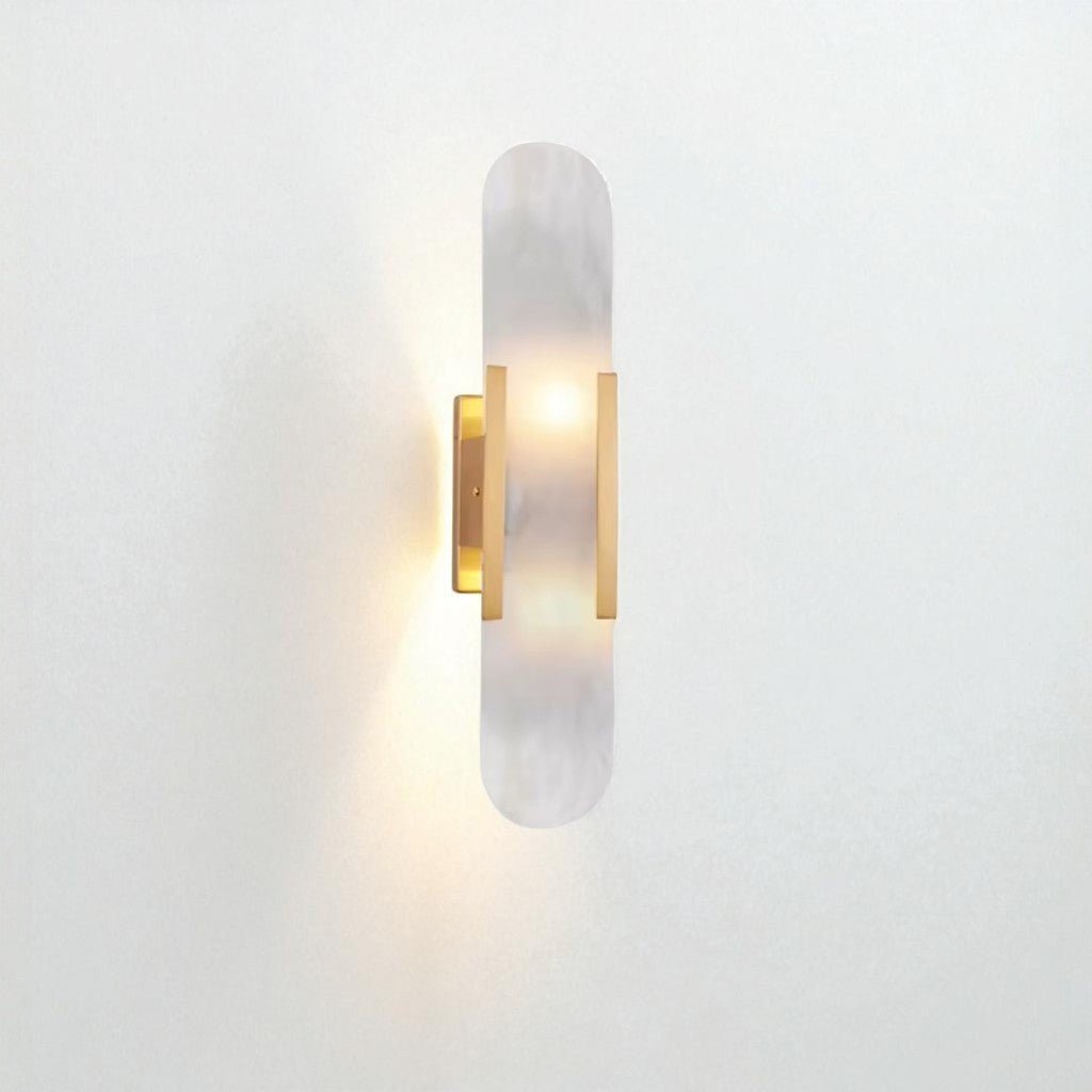 Lumio Shine - Elegante zwarte en gouden LED-wandlamp voor thuis