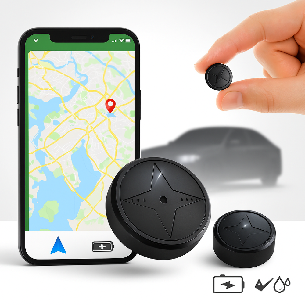 Kompakt járműhelyzet GPS követő mágneses rögzítéssel