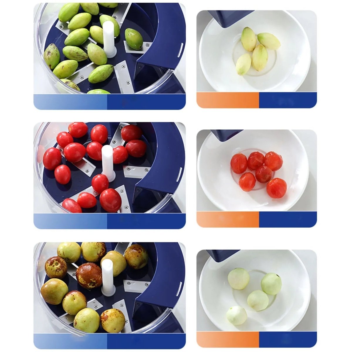 GrapeGlide Electric Grape Peeling Machine With One Button For Home Kitchens