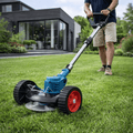 GreenStride 36V Akku-Rasentrimmer mit Radführung für rückenschonendes Arbeiten