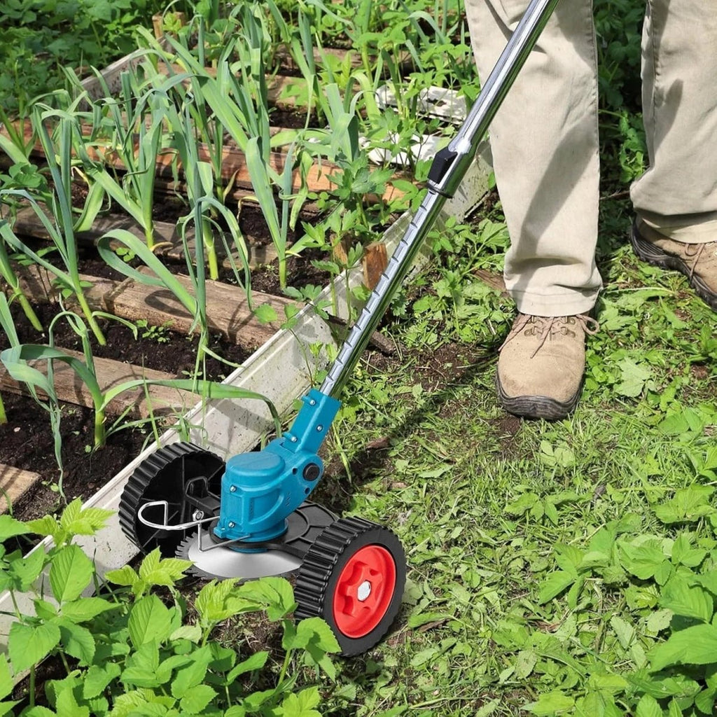 GreenStride 36V Akku-Rasentrimmer mit Radführung für rückenschonendes Arbeiten
