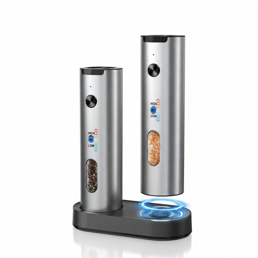 ProMax USB Rechargeable Salt And Pepper Grinder Set