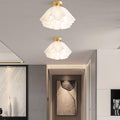 LumenFold Contemporary Ceiling Light With Copper Base And Ambient Glow