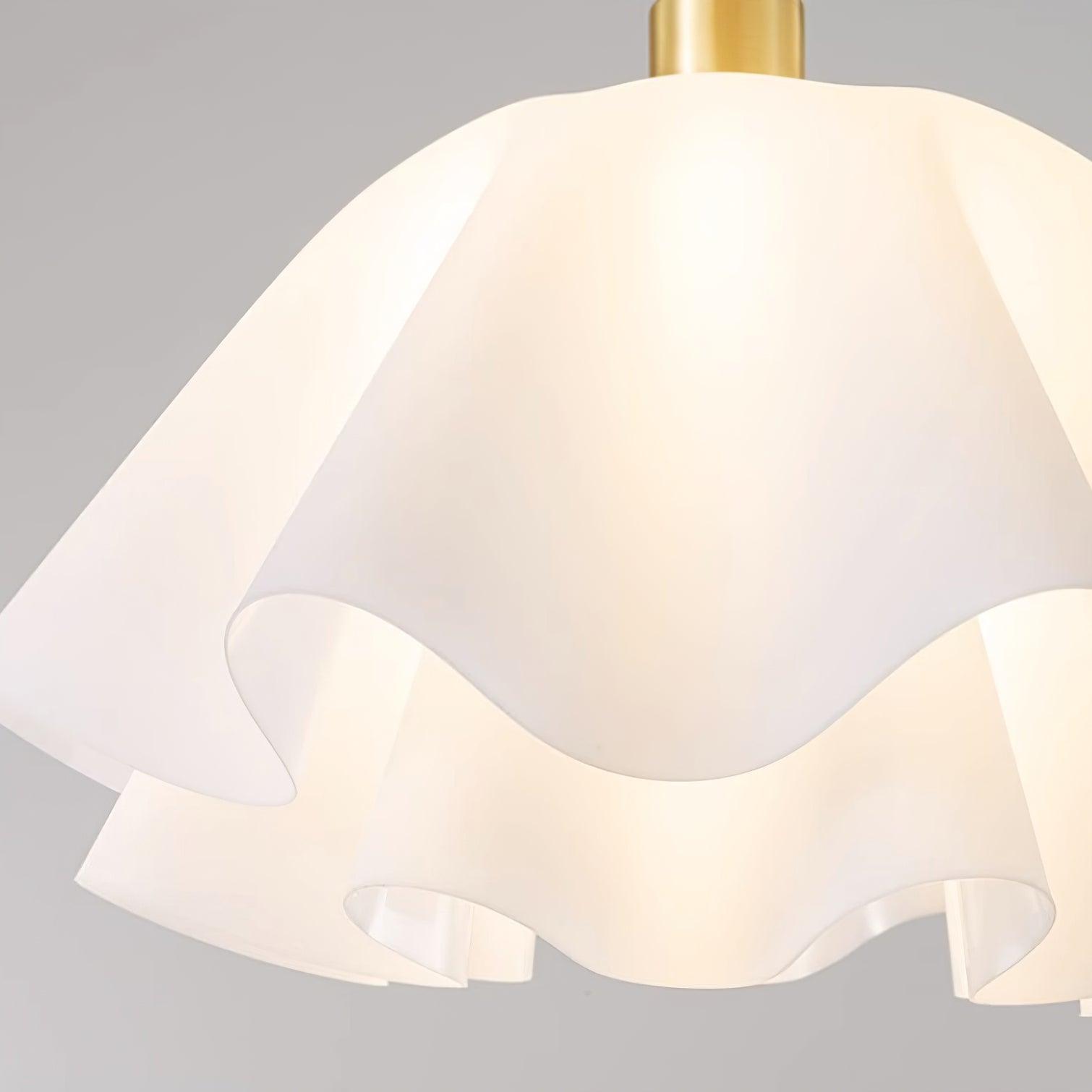 LumenFold Contemporary Ceiling Light With Copper Base And Ambient Glow