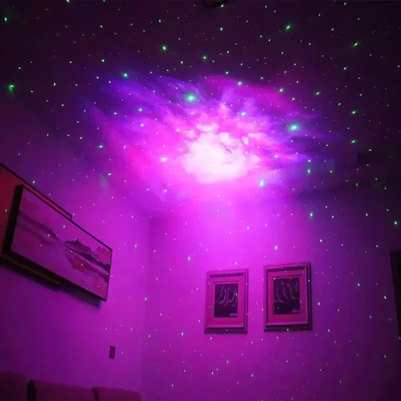 NebulaGlow Galaxy Projector Table Lamp for Ceiling Ambience