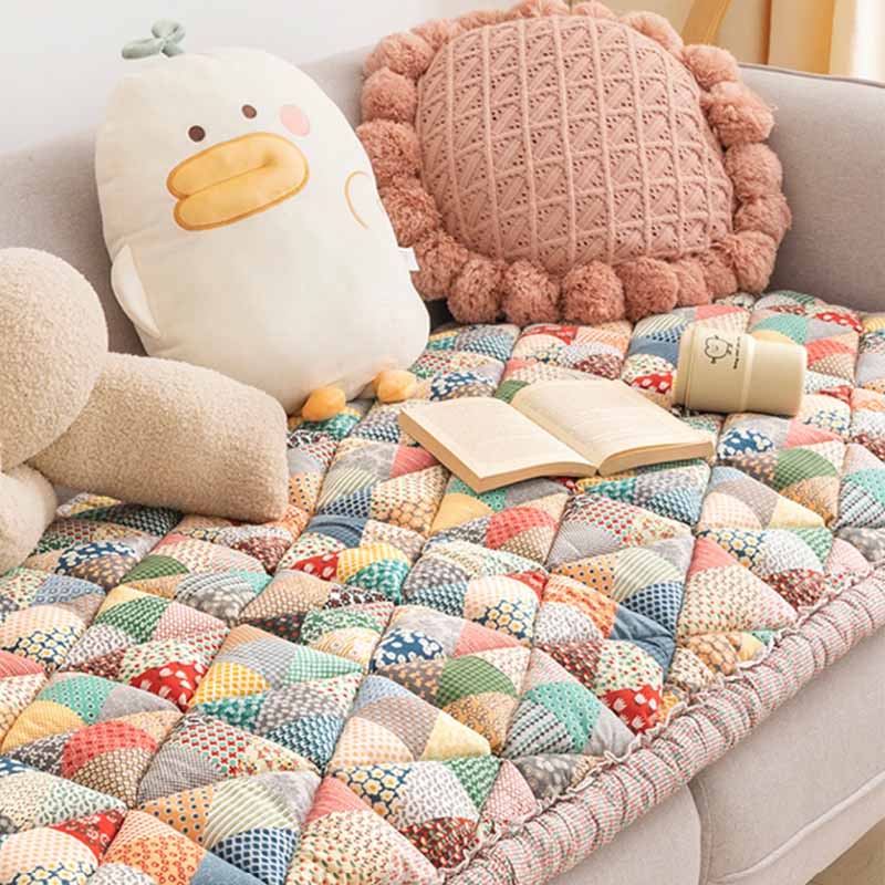 CozyNest Stylish Sofa Protector With Non Slip Underside