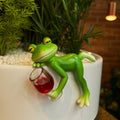 Ornamento Sospeso Frog Edge per Vasi, per Decorazioni Interne ed Esterne