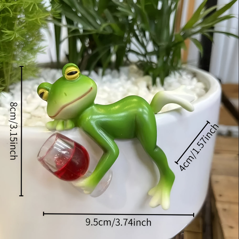 Ornamento Sospeso Frog Edge per Vasi, per Decorazioni Interne ed Esterne