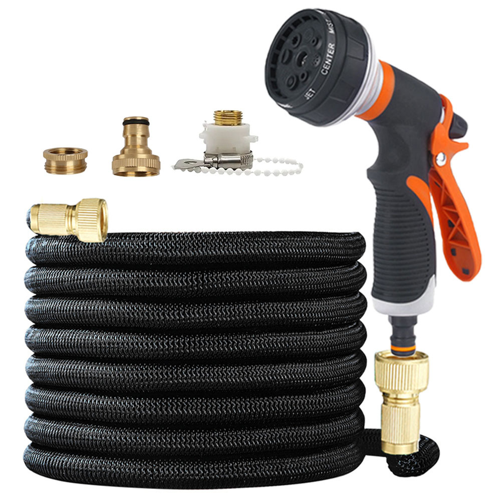 Kink Resistant Non Expanding Garden Hose With Flat Coil Storage
