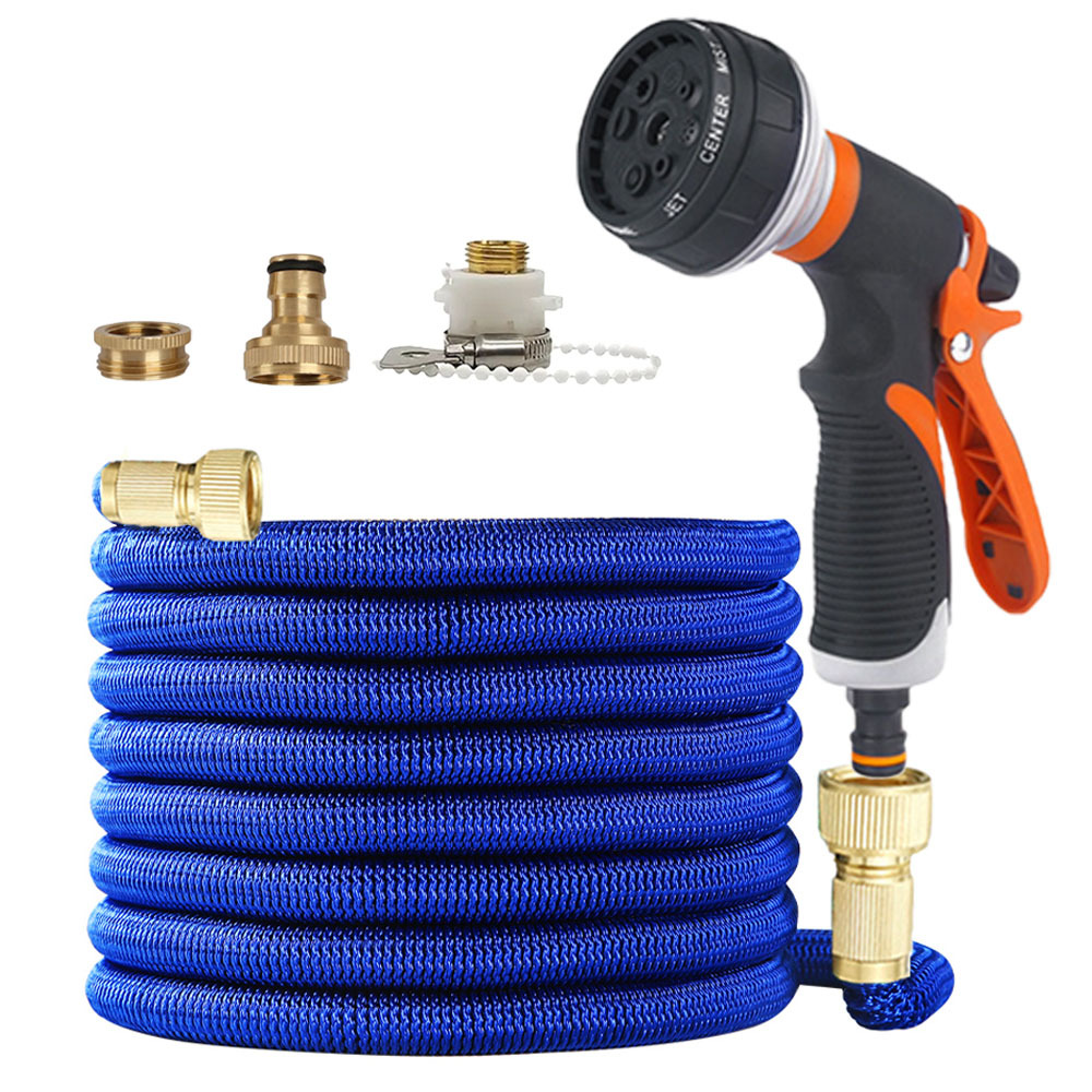 Kink Resistant Non Expanding Garden Hose With Flat Coil Storage
