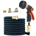 Kink Resistant Non Expanding Garden Hose With Flat Coil Storage