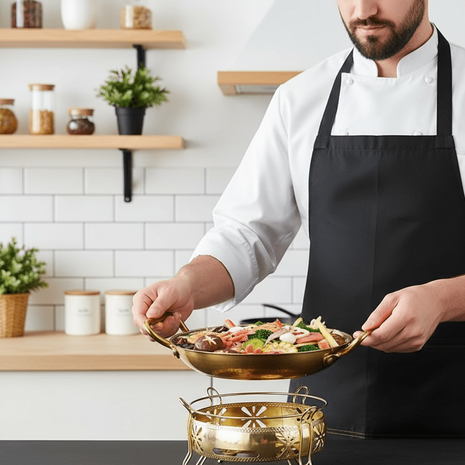 Harborcraft Hammered Stainless Steel Pot For Pans, Sauces, And Versatile Cooking