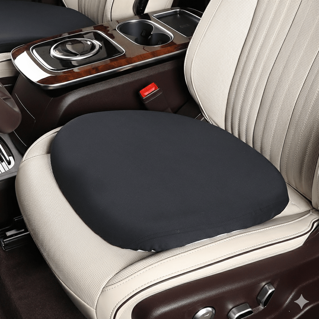 DriveEase Integrated Car Neck And Lumbar Support Made Of Memory Foam