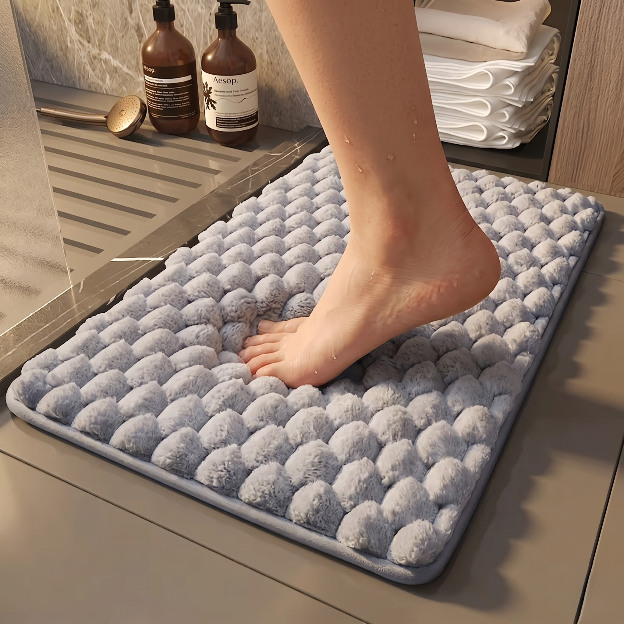 Ultra-Soft Memory Foam Bath Mat for Plush Everyday Comfort | Rosalyssa