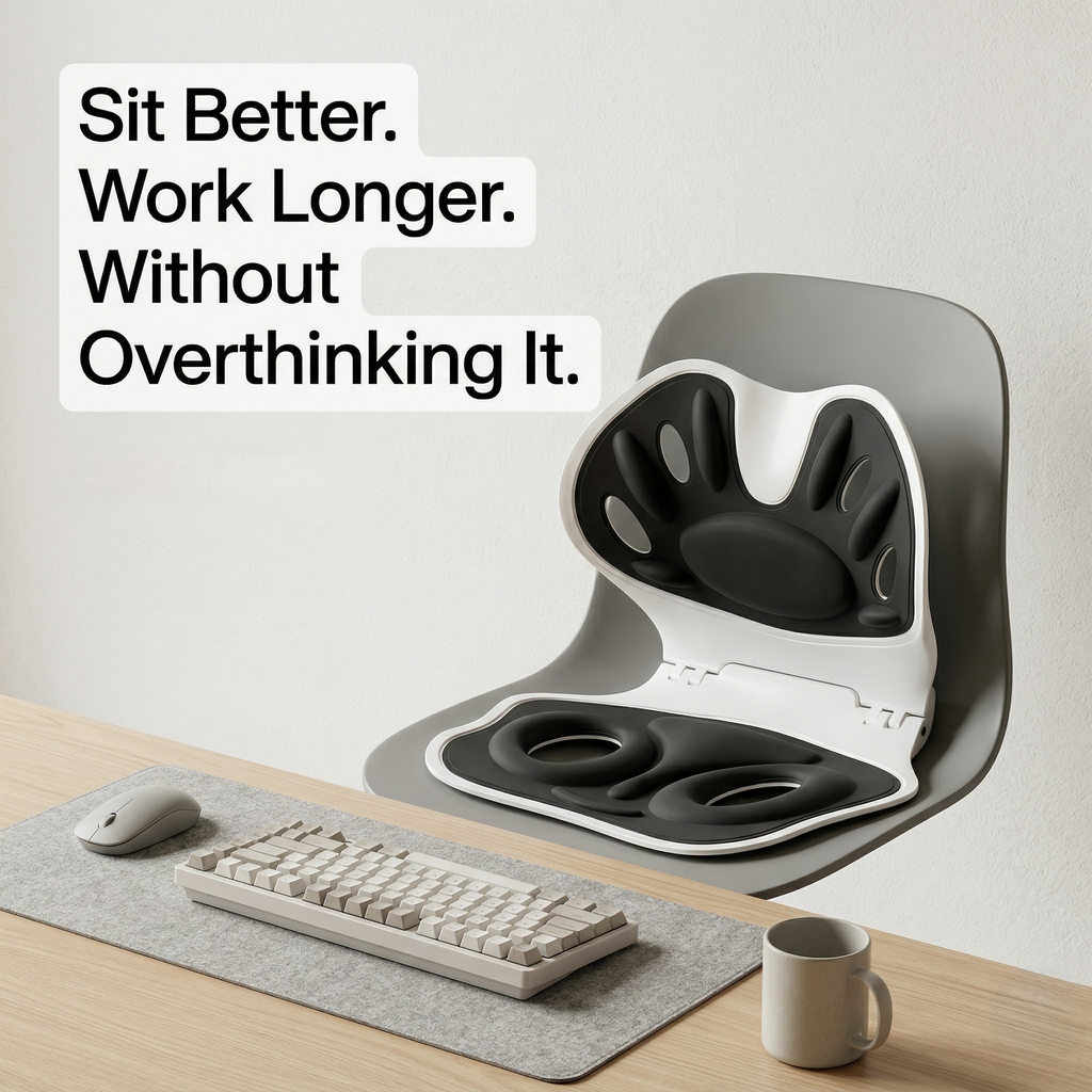 Kovelli ergonomisk setekile for holdningsstøtte mens du sitter | Rosalyssa