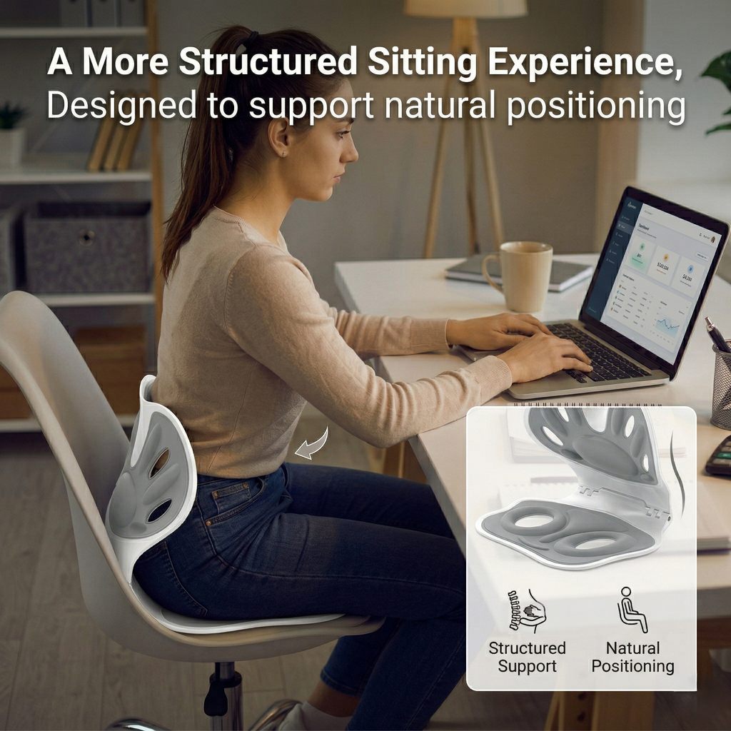 Kovelli ergonomisk setekile for holdningsstøtte mens du sitter | Rosalyssa