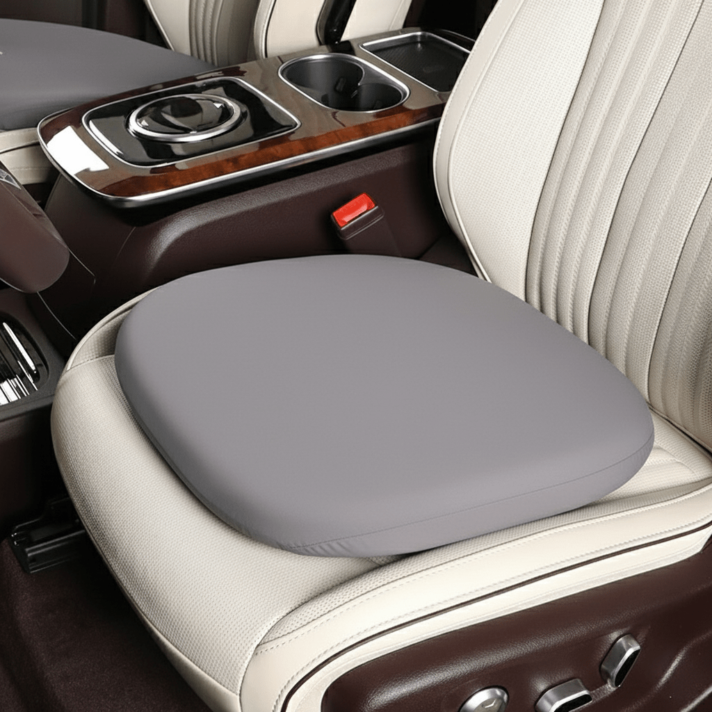 DriveEase Integrated Car Neck And Lumbar Support Made Of Memory Foam