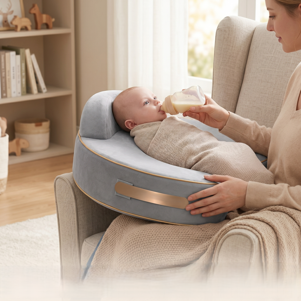 Kényelmes tartás ergonomikus etetéstámogató párnával | Rosalyssa