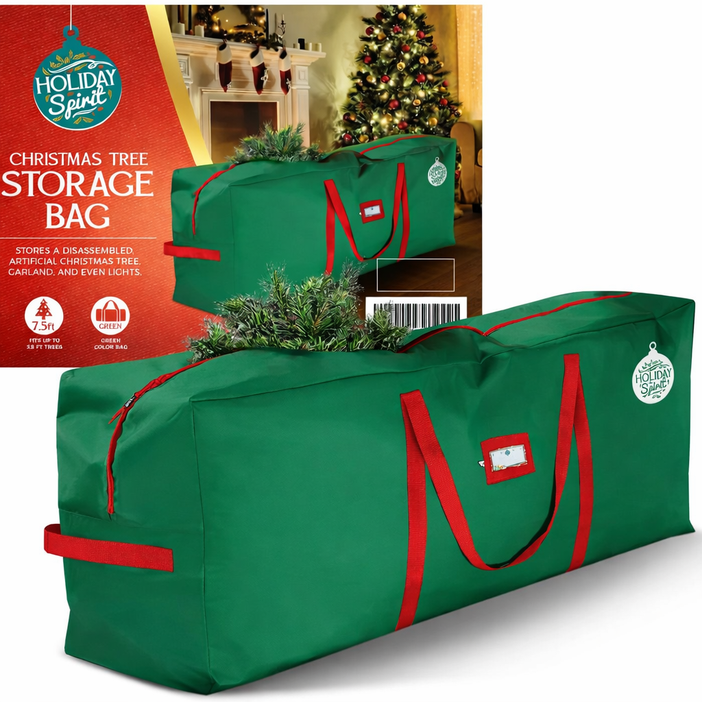 حقيبة حمل مقاومة للماء من أوكسفورد لحقيبة شجرة عيد الميلاد