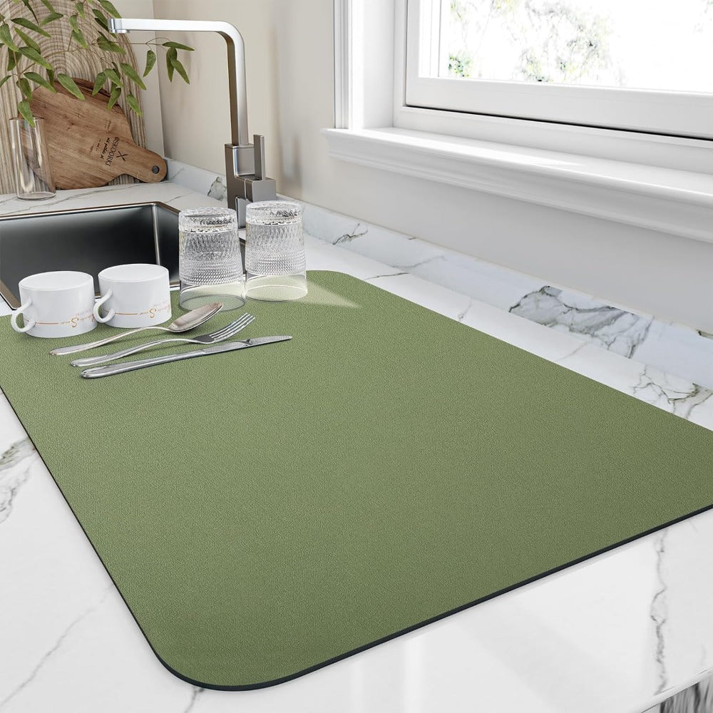 Nova Absorbent Dish Mat For Quick Drying In The Kitchen