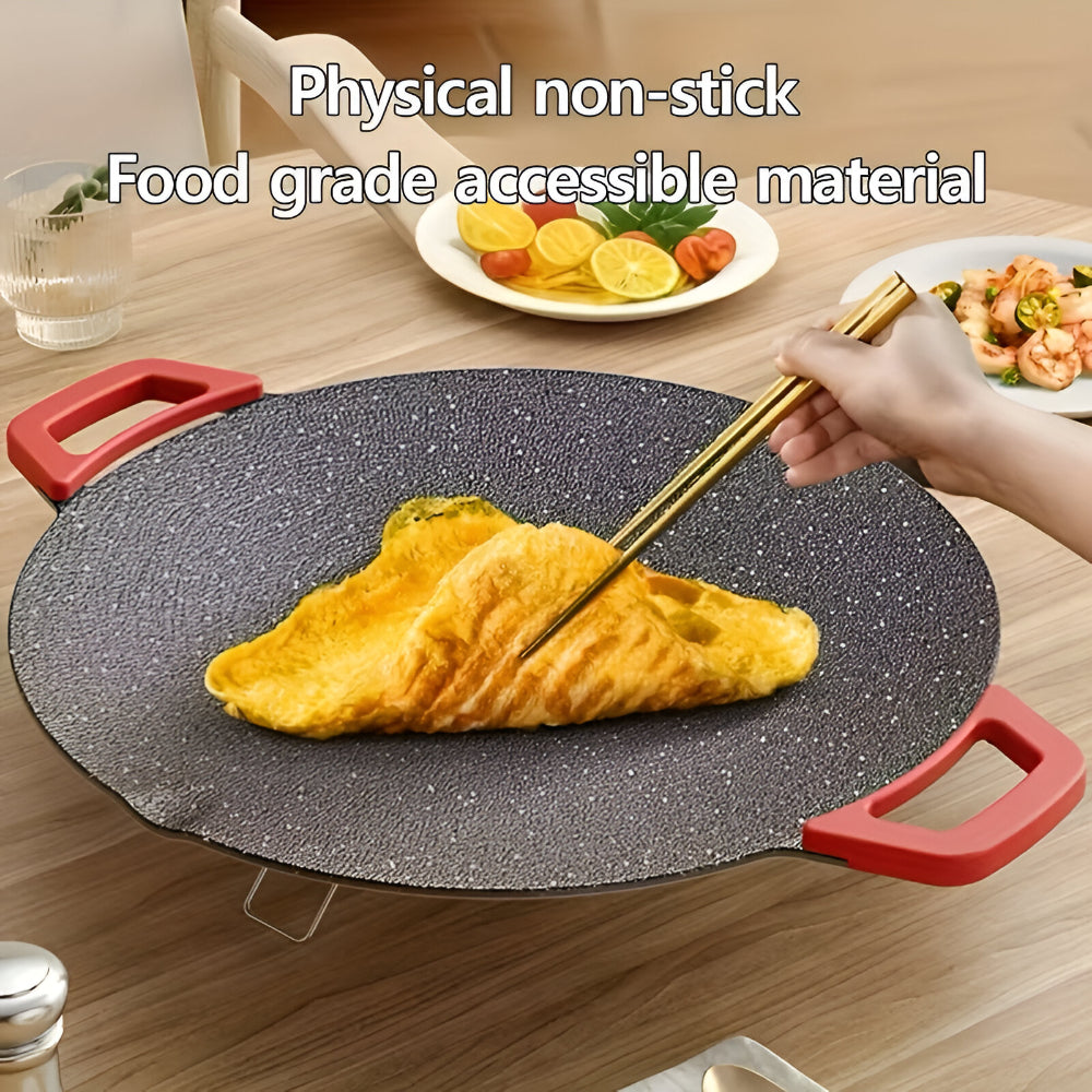 Füstmentes beltéri öntöttvas grillserpenyő pirításhoz és grillezéshez
