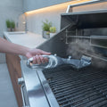 スチームクリーナー付きBBQグリルブラシ、スチール製ブラシ毛
