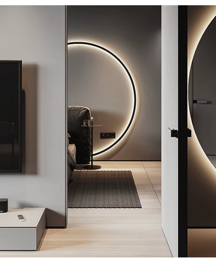 Modern Minimalist Round Wall Light For Home Decor And Ambience
