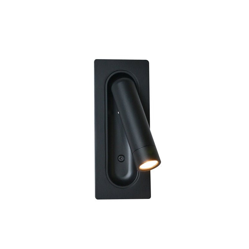 Úzké minimalistické nástěnné světlo na postel pro malé ložnice