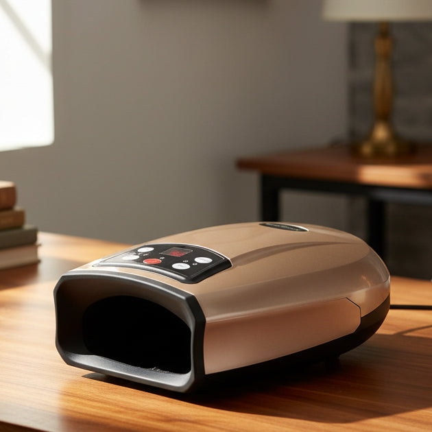 AeroPalm Trådløst Håndmassasjesystem med Luftkompresjon og Varme