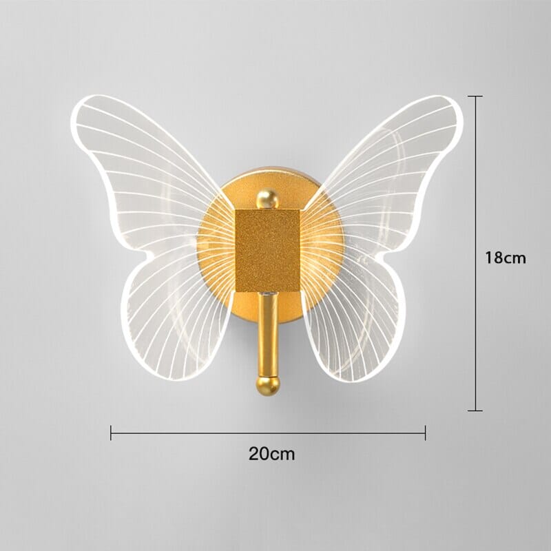 LumaWing Butterfly LED-Wandlampe Kollektion mit sanftem Leuchten
