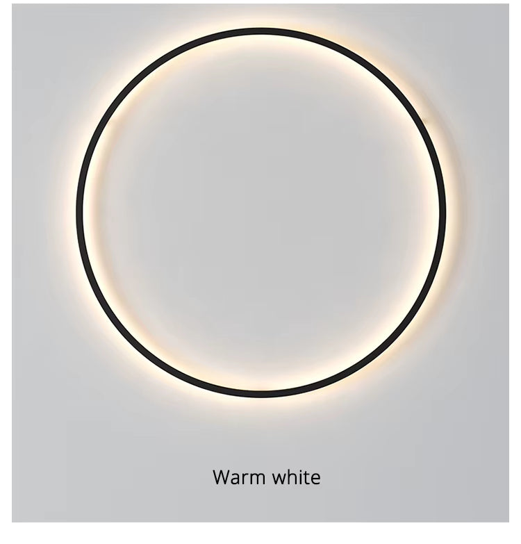 Modern Minimalist Round Wall Light For Home Decor And Ambience