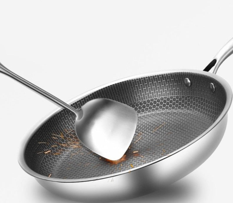 NovaChef Stainless Steel Nonstick Frying Pan For Everyday Cooking
