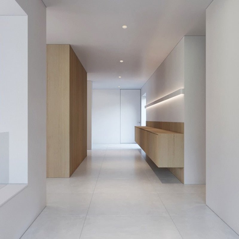 Ceiling Recessed Spotlights With Frameless Minimalist Design