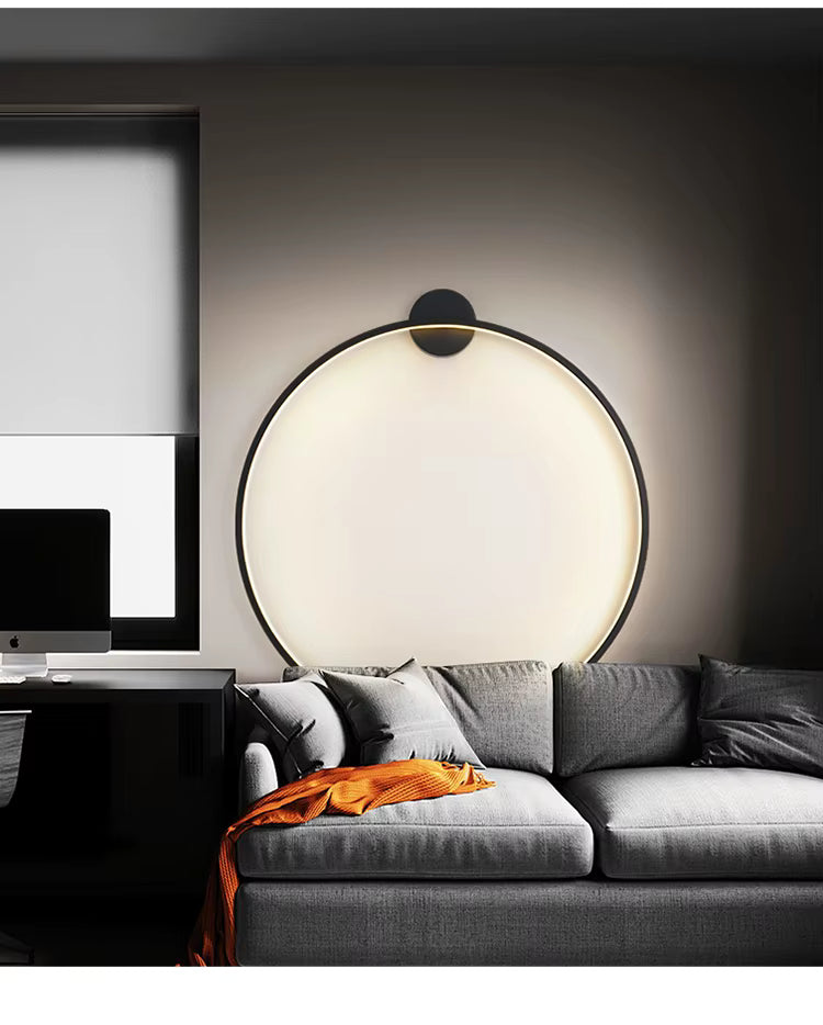 Modern Minimalist Round Wall Light For Home Decor And Ambience