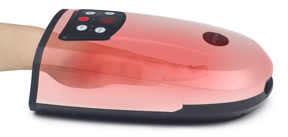 AeroPalm Kabelloses Handmassagegerät mit Luftkompression und Wärmefunktion