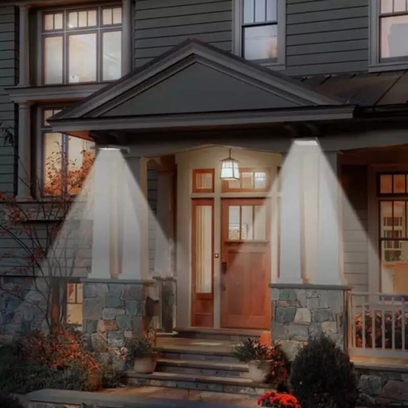 Foco Solar LED NovaGlow para Exterior con Sensor de Movimiento y Control Remoto