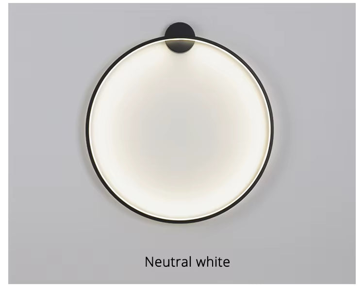 Modern Minimalist Round Wall Light For Home Decor And Ambience