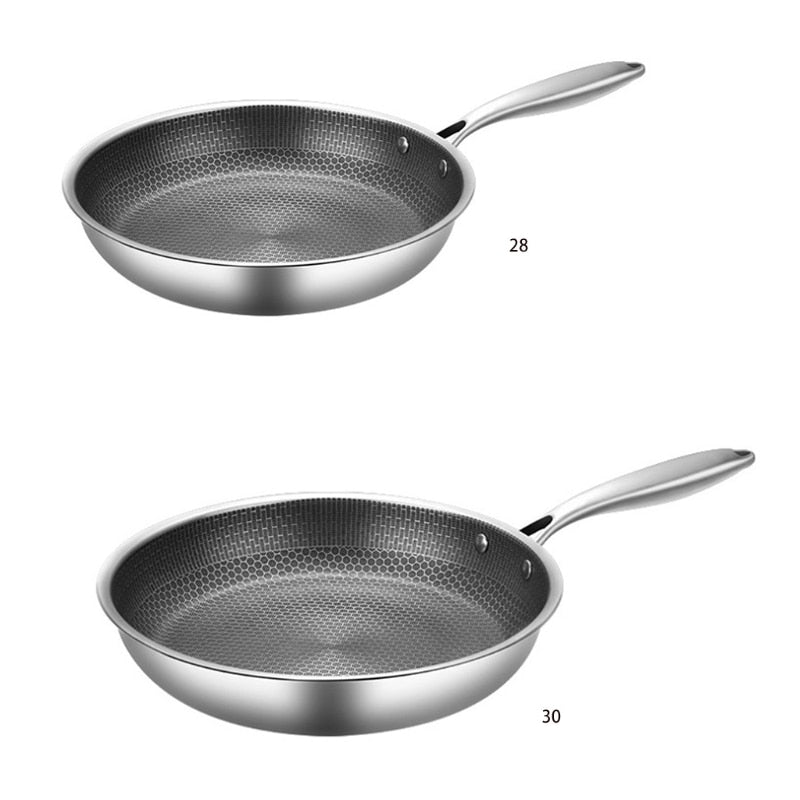 NovaChef Stainless Steel Nonstick Frying Pan For Everyday Cooking