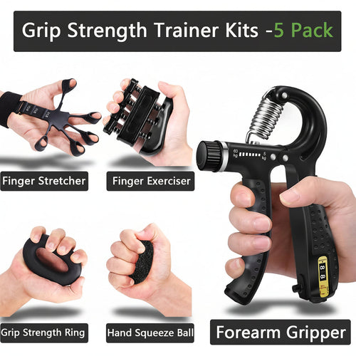 Verstellbarer Handtrainer für Unterarmkrafttraining Metall-Trainingsset