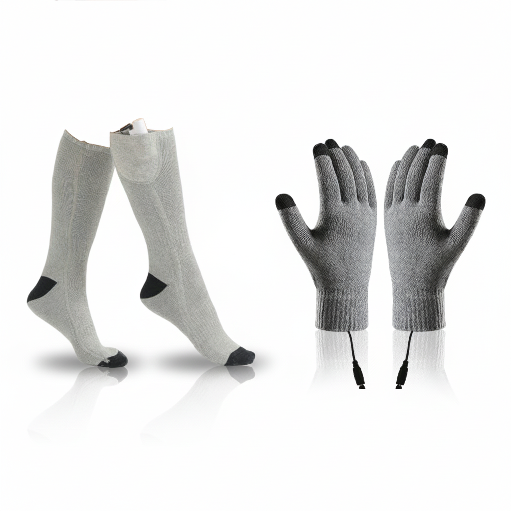 Calcetines calefactables recargables para calor durante todo el día en invierno, calentadores de pies para uso interior y exterior