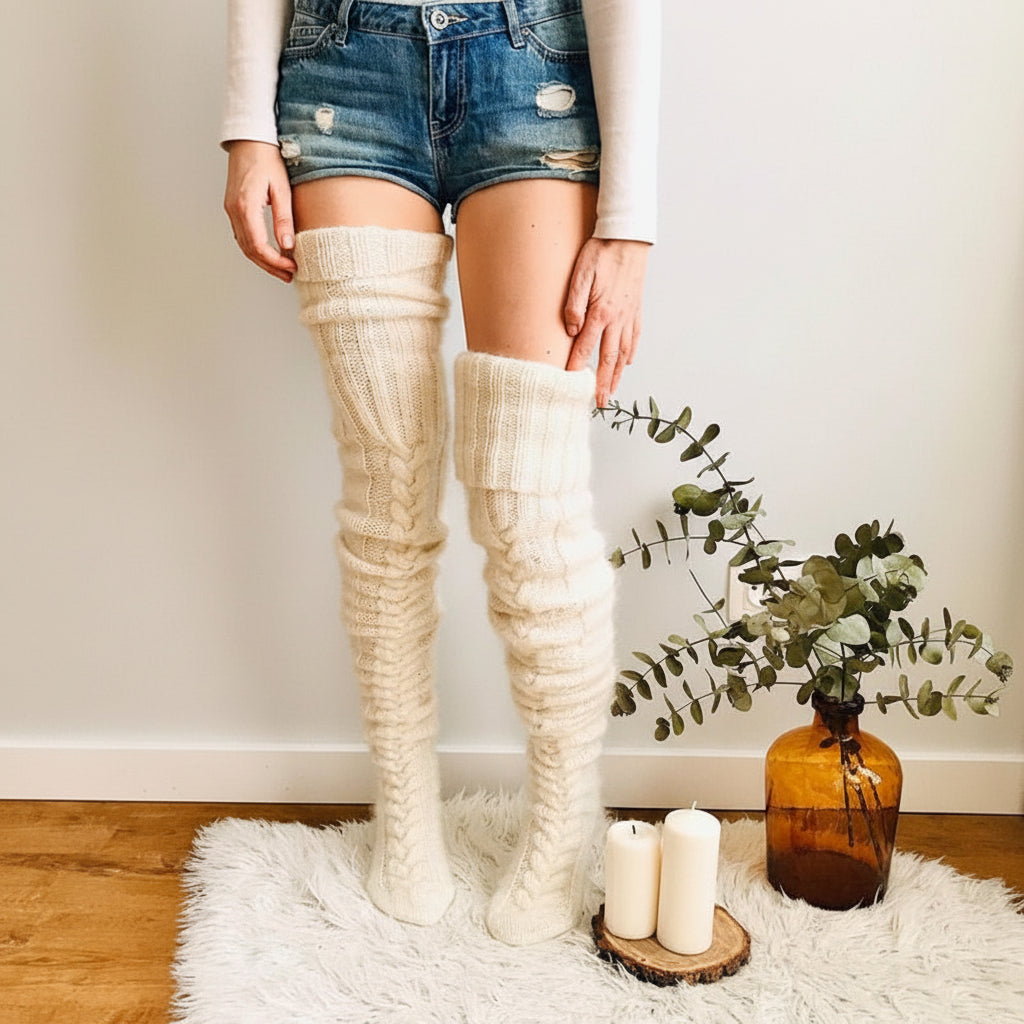 Knee-High Winter Socks For Cozy Warmth And Everyday Comfort