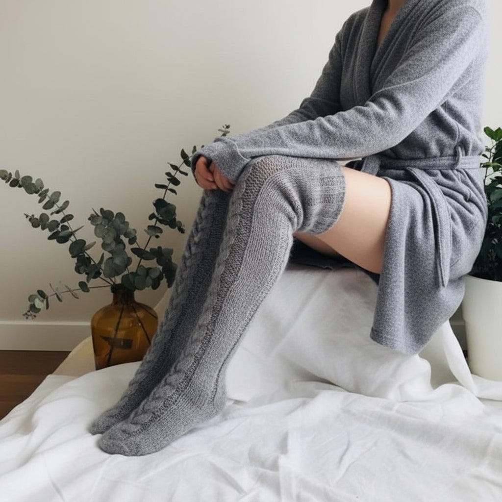 Knee-High Winter Socks For Cozy Warmth And Everyday Comfort